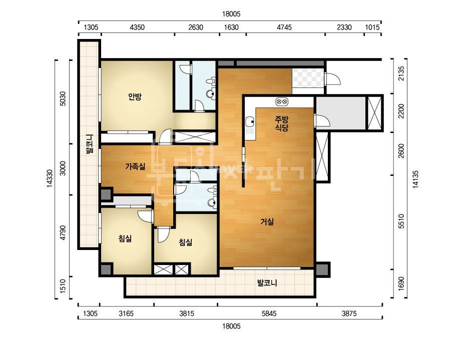 서울 강남구 도곡동 타워팰리스 1차 B동 저층 매매 매매 매물번호 10037 사진 2