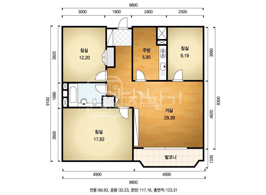 서울 강남구 압구정동 압구정현대8차 35평, 매매 매매 매물번호 10104 사진 2