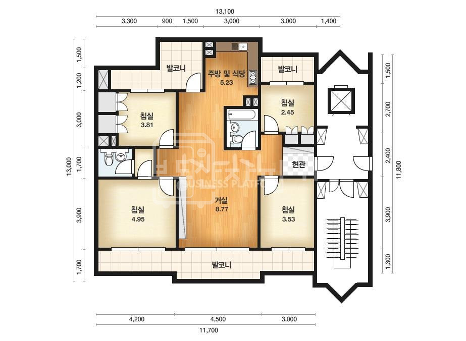 서울 강남구 청담동 청담현대3차, 투자가치 높은 아파트 매매 매물번호 10183 사진 2