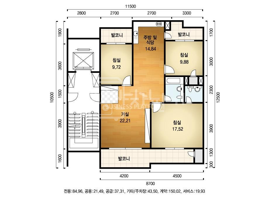 서울 강남구 청담동 삼성청담공원아파트32평, 급매수준 매매 매물번호 10229 사진 2