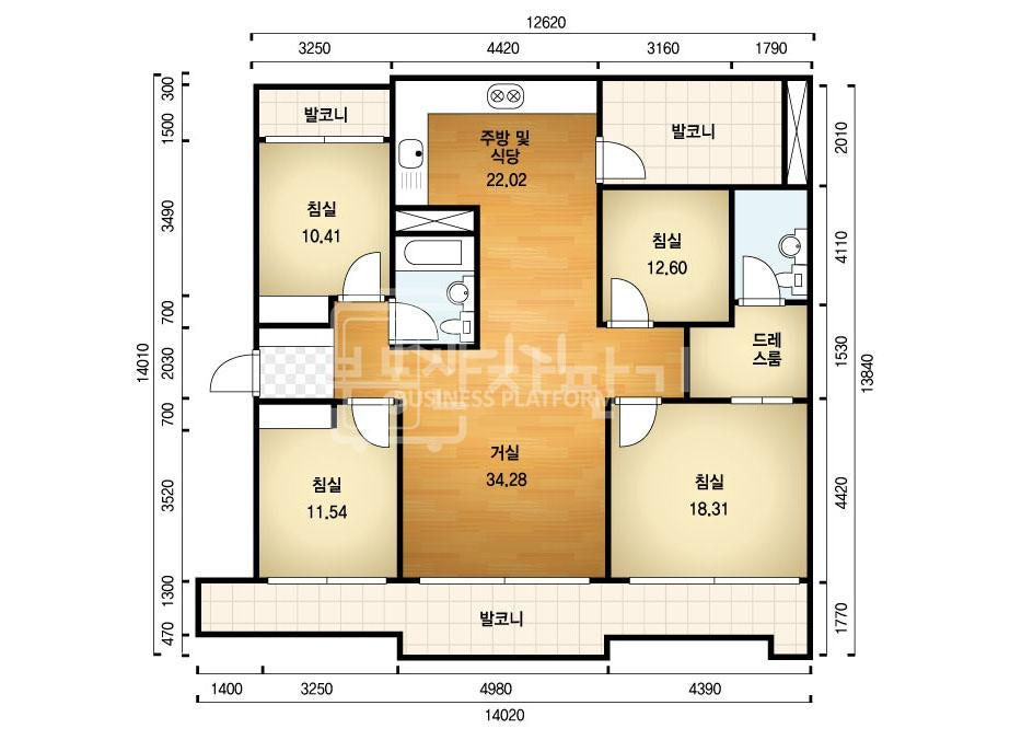 서울 강남구 청담동 청담e편한세상1차 50평 전세 전세 매물번호 10438 사진 2