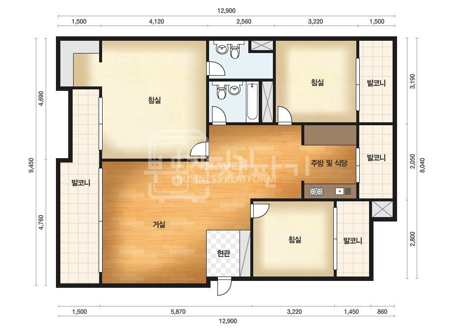 서울 강남구 청담동 청담e편한세상2차 31평 수리된세대 매매 매매 매물번호 10444 사진 2